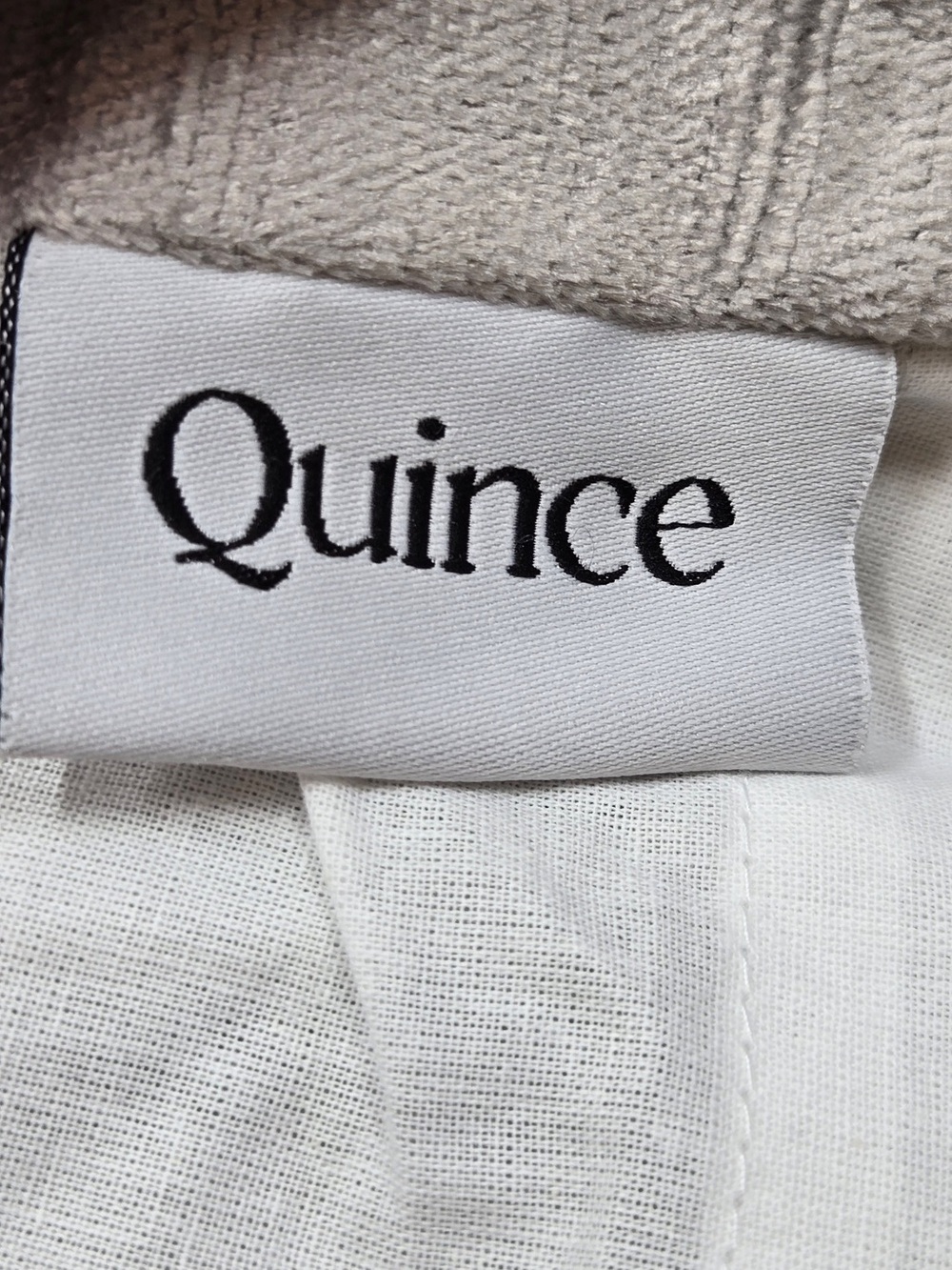 NWT QUINCE 1 48x84 Luster Velvet Curtain Silver 9791 - Picture 8 of 9